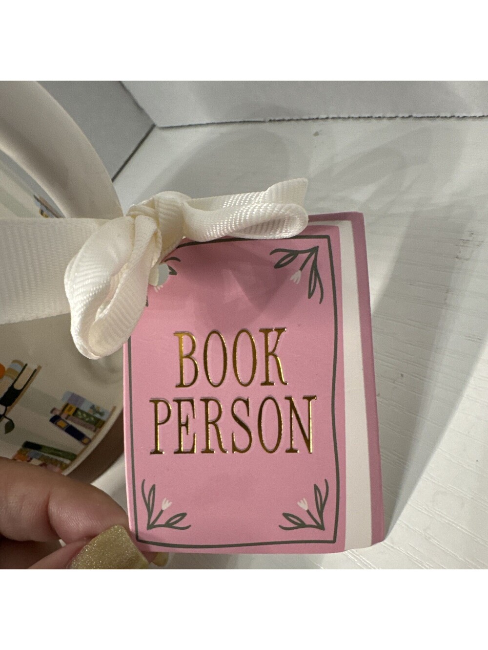 Bookish Book Shelf 11 oz Ceramic Novelty Mug, DW/MP Safe - Picture 6 of 6